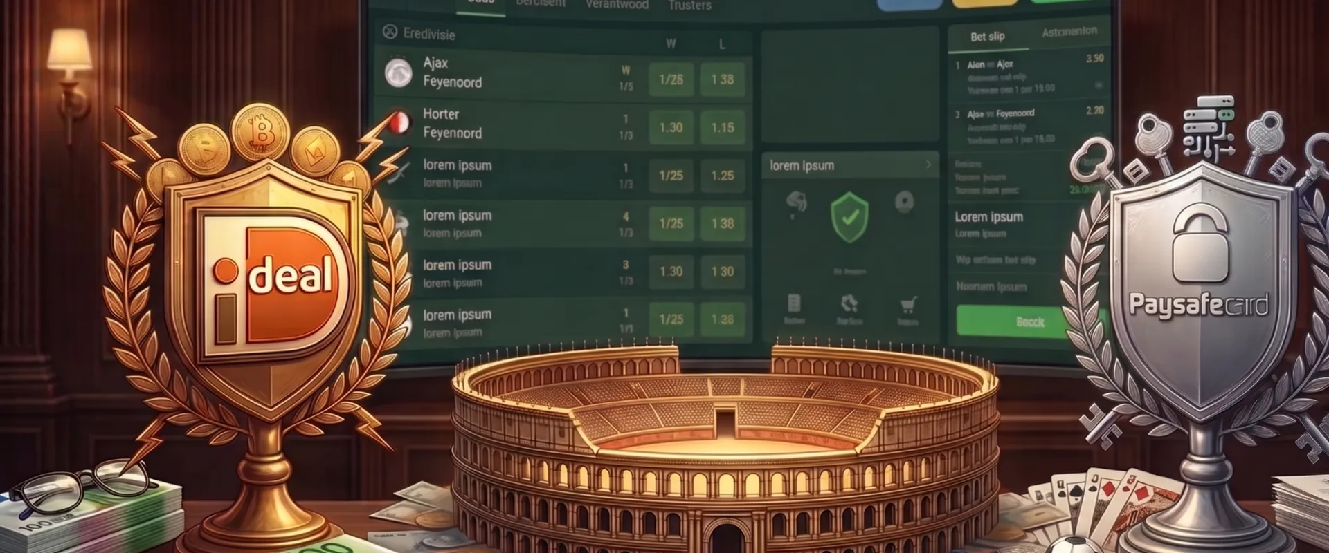 iDEAL-vs.-Paysafe-casino graphic