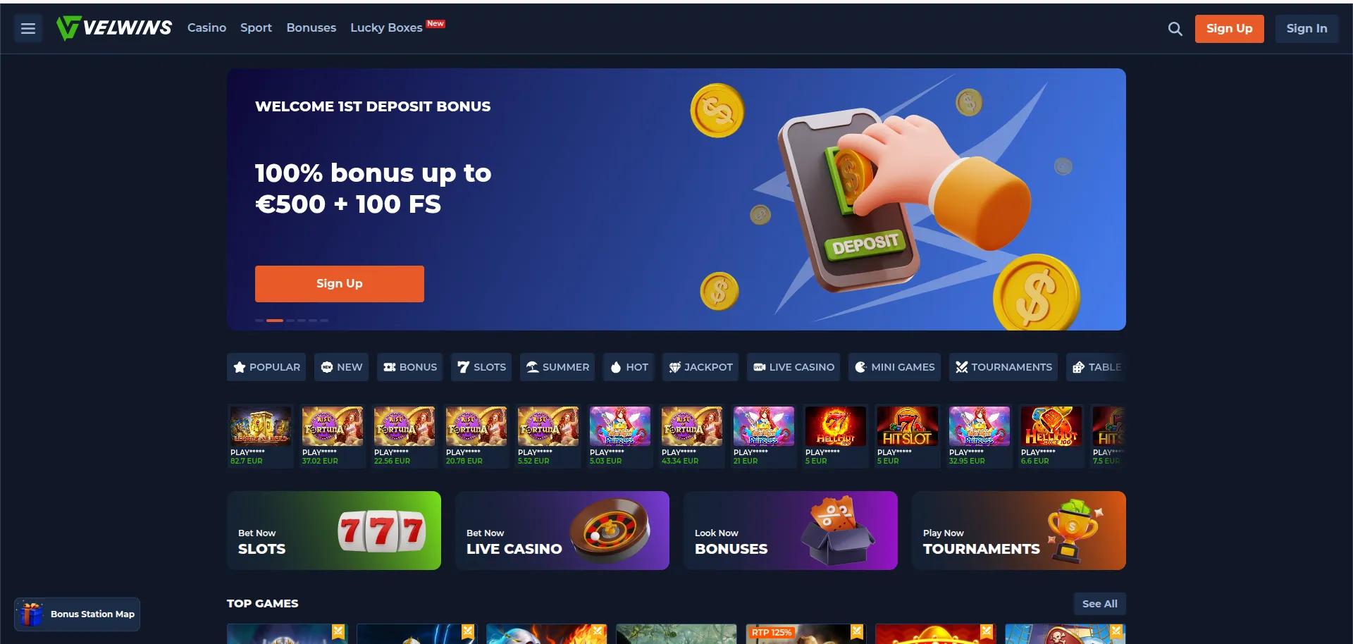 Een overzicht van Vellwins casino